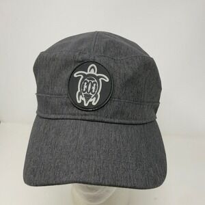 808 Clothing Co Maui Hawaii Turtle Logo Cadet Hat Gray Adjustable Military Cap